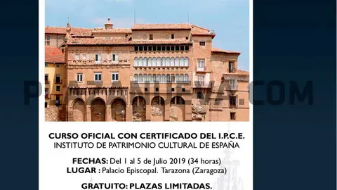 Curso pr&aacute;ctico en Tarazona de conservaci&oacute;n preventiva