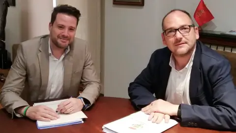 Reunión de los alcaldes de Tudela y Fitero
