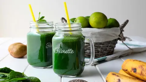 Receta de Batido espinaca kiwi platano Florette