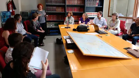 Reuni&oacute;n del gobierno foral con los alcaldes de la zona