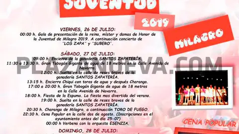 Fiestas de la juventud 2019 en Milagro