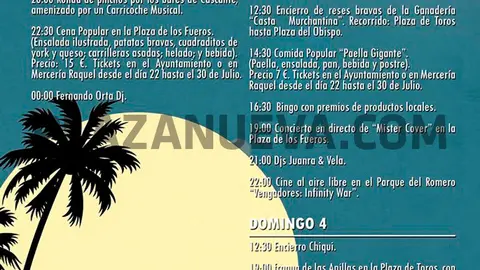 Fiestas de la juventud 2019 en Cascante