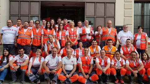 Efectivos de Cruz Roja de Tudela