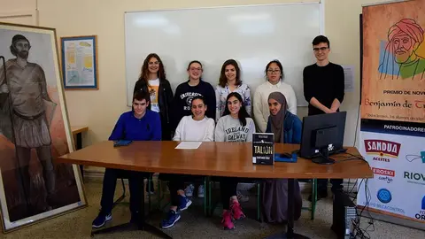 Los miembros del jurado del III Premio Benjam&iacute;n de Tudela
