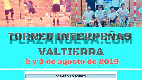 Torneo Interpe&ntilde;as de f&uacute;tbol sala 2019 en Valtierra