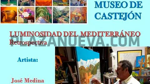 Exposici&oacute;n temporal en Castej&oacute;n de pintura retrospectiva &lsquo;Luminosidad del Mediterr&aacute;neo&rsquo; de Jos&eacute; Medina