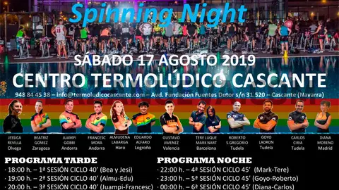 IV Ciclonnight en Centro Termol&uacute;dico de Cascante