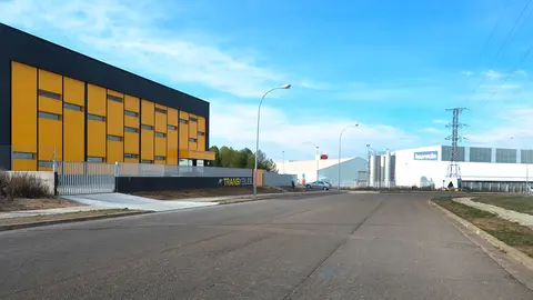 Obras en el póligono de Tarazona