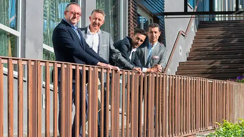 Socios Grupo B31: Jes&uacute;s Berisa, Fran Comin, Alberto Aguado y Ram&oacute;n Sola