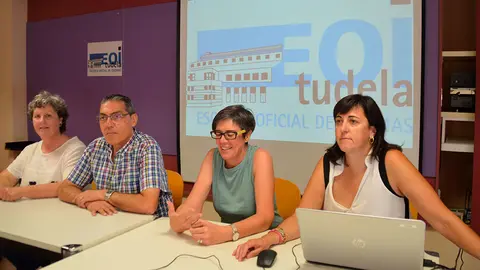 Equipo directivo de EOI Anne Fitzpatrick, Francisco Fdez., Marta Ávila y Aranta Pérez (directora)
