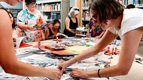 Vecinas de Cabanillas colaboran en el proyecto 'Memoria a la fresca'