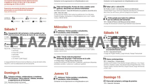 Des-Adarve III Certamen de Arte Efímero de Tudela