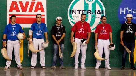Participantes al Torneo de Cesta Punta en Cabanillas