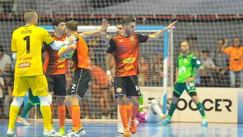 Lucas celebra su gol contra Inter