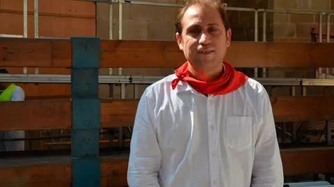 Alberto A&ntilde;&oacute;n, alcalde de Cascante durante sus fiestas