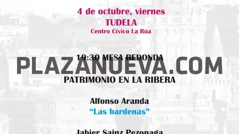 Mesa redonda Patrimonio en la Ribera