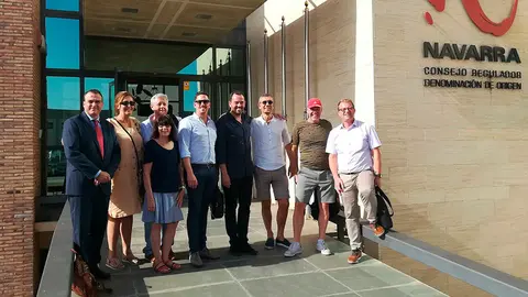 Profesionales belgas visitan la D.O. Navarra
