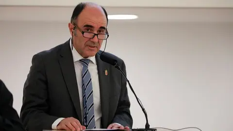 Manu Ayerdi, durante su intervenci&oacute;n