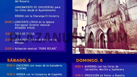 Fiestas en honor a la Virgen del Rosario en Carcastillo