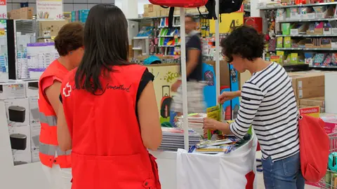 La iniciativa tuvo lugar tambi&eacute;n en Carrefour Tudela