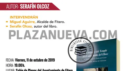 Presentaci&oacute;n en Tudela del libro &lsquo;Los or&iacute;genes del Temple en el valle medio del Ebro&rsquo; de Seraf&iacute;n Olcoz