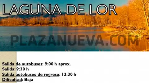 Senderismo a la Laguna de Lor en Ablitas