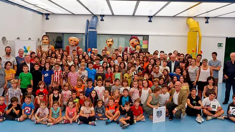Representantes de todas las ikastolas visitaron recientemente la ikastola Argia de Tudela