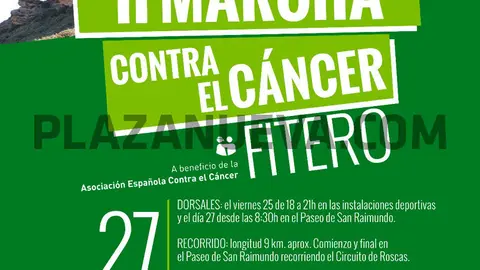 II Marcha contra el cáncer en Fitero
