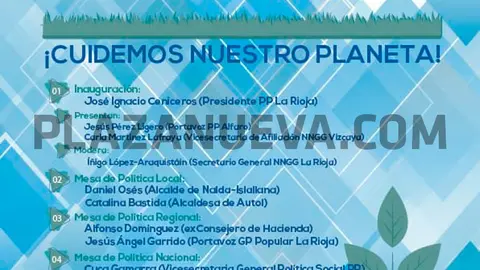 Acto joven en Alfaro de las Nuevas Generaciones de La Rioja