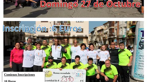 Carrera solidaria en Villafranca a favor de la Asociaci&oacute;n Espa&ntilde;ola contra el C&aacute;ncer