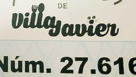 Lotería de Navidad 2019 de Villa Javier
