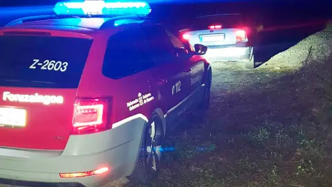 Veh&iacute;culo detenido en Murchante