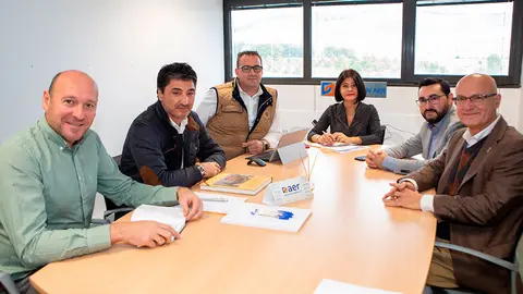 Ciriza con los empresarios Ribera