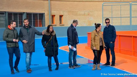 Recepci&oacute;n de obras del Patin&oacute;dromo Municipal de Tudela