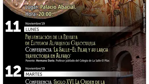 Ciclo Encuentros con la Historia 2019 de Alfaro