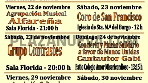Jornadas Musicales Santa Cecilia 2019 en Alfaro