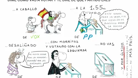 Dime c&oacute;mo votas y te dir&eacute; de qui&eacute;n eres