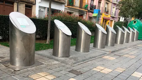 Contenedores soterrados en Tudela