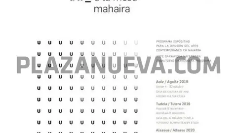 Exposición A la mesa en Tudela