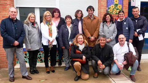 Visita de parlamentarios al centro La Atalaya de Tudela