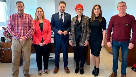 Reunión del Alcalde de Tudela con la Consejera de Salud