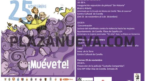 Día Mundial contra la Violencia hacia las Mujeres en Corella