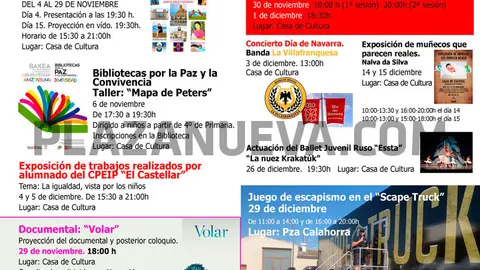 Agenda Villafranca diciembre 2019