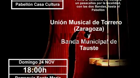 Concierto de Santa Cecilia en Tauste