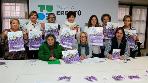 Presentación en Tudela de los actos del Día internacional contra la violencia hacia las mujeres