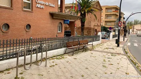 Nuevo aparcabicis en el Centro de Salud de Alfaro