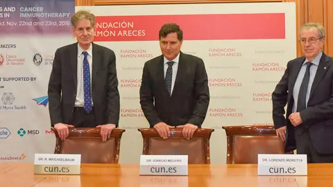 Ralph R. Weichselbaum, Ignacio Melero y Lorenzo Moretta