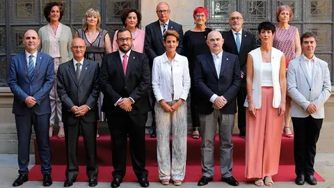 Equipo del gobierno de Navarra con Mar&iacute;a Chivite como presidenta