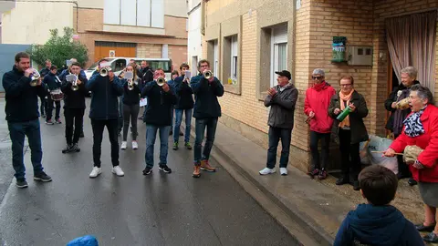Un momento de la Cabalgata Solidaria de Murchante