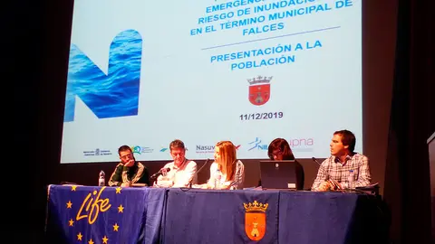 Presentaci&oacute;n del plan de emergencia por inundaciones en Falces